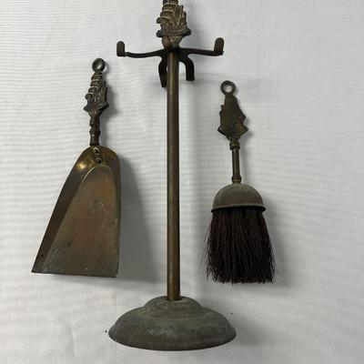 Brass Fireplace Tool Assortment