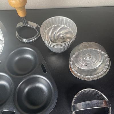 Vintage Metallic Bakeware Lot - various types and makers