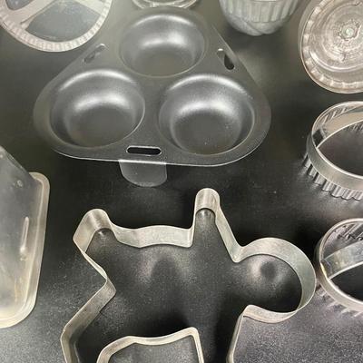 Vintage Metallic Bakeware Lot - various types and makers
