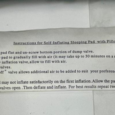 Wenzel Inflatable Sleeping Bag Pad
