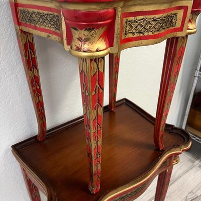 Florentine Style Painted Nesting Tables