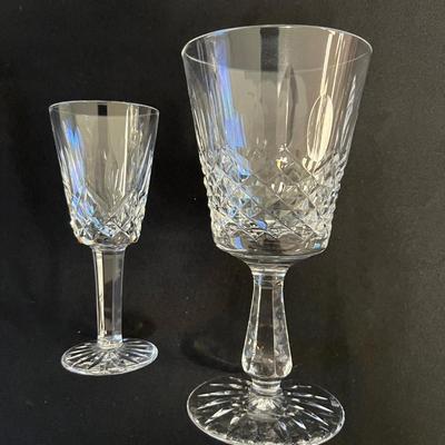 Waterford Lismore Wine Glass and Cordial Assortment