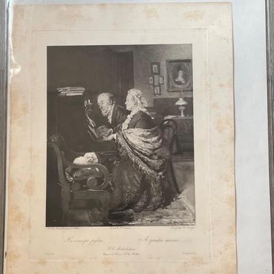 Konstantin Egorovich Makovsky (1839-1915) "The Duet" 1880