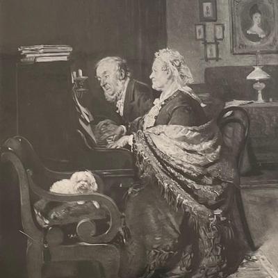 Konstantin Egorovich Makovsky (1839-1915) "The Duet" 1880