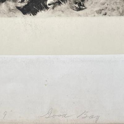 Thos Blink 1894 "The Keeper's Corncer" Signed Thomas Blink in Pencil