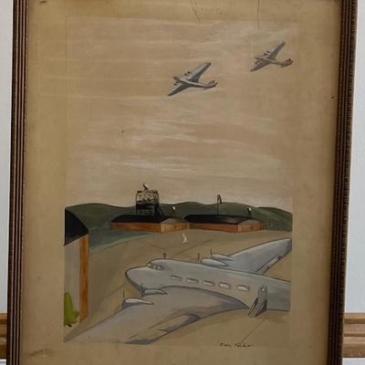 Jimmy Fords Aurospace Watercolor Painting