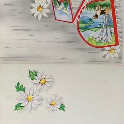 Property Quality Art Novelty Co. Land Print Numbered 40/27A NATL Process A-367