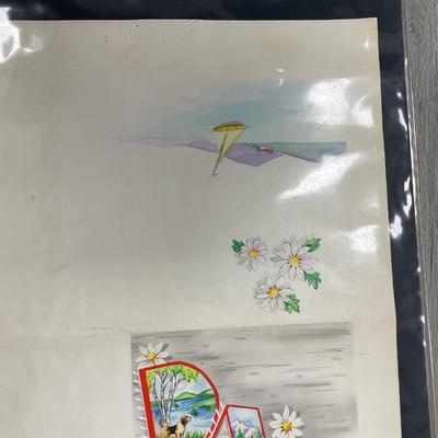 Property Quality Art Novelty Co. Land Print Numbered 40/27A NATL Process A-367