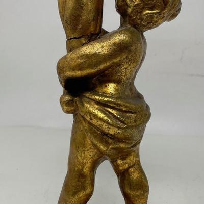 Twin Cherubs in Gilt Coat