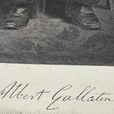 Albert Gallatin From original painting by Chapel