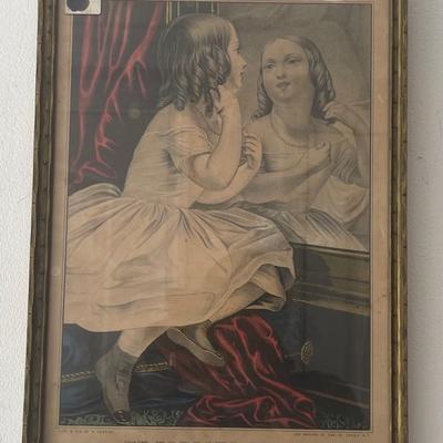 Litho, N. Currier, My Darling Girl