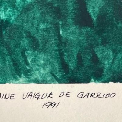 ARTIST: LAINE VAIGUR / 500 Anos Miami + Bandera De Colombia/ Poster