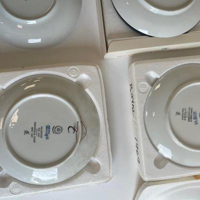 Royal Copenhagen Plates Years 1962, 1966, 1968, 1969, 1970, 1972