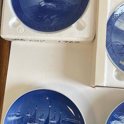 Royal Copenhagen Plates Years 1962, 1966, 1968, 1969, 1970, 1972
