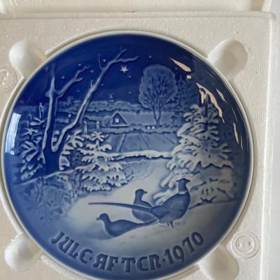 Royal Copenhagen Plates Year 1970 Limited Edition 8000/9079