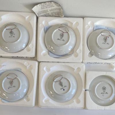 Royal Copenhagen Plates Years 1984-1989 Mother’s Day Series
