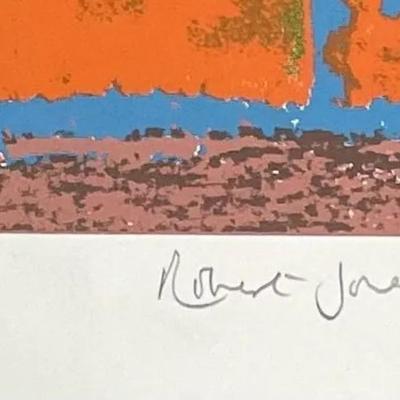 Signed Robert Jones lithograph Artist Proof