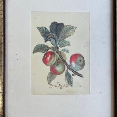 Pair of Signed Bruna Angelili Lithographs