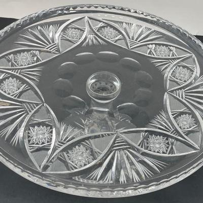 Crystal Foot Cake Stand