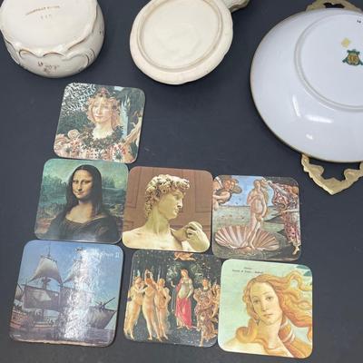 Prussiaa Porcelain Collection w/ Coasters