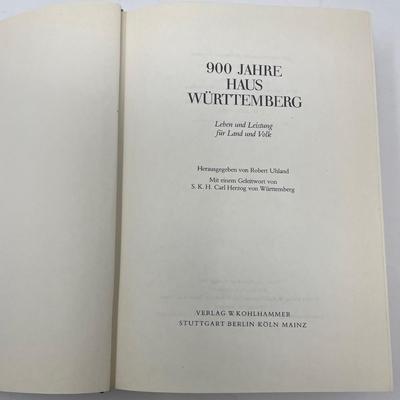 Book "900 Jahre Hus Wurttemberg Herausgegeben Von Robert Uhland" by Kohl Hammer