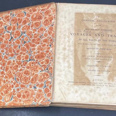 "General Collection, Voyages and Travels in All Parts of the World" Vol. 12 by John Pinkerton 1812