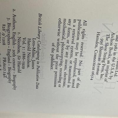 Harold Nicolson, James Lees-Milne