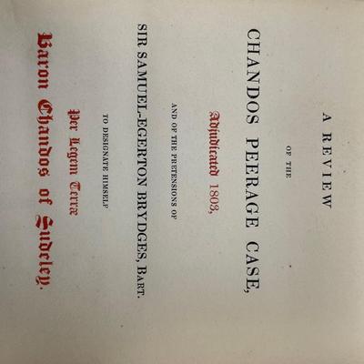 Barony of Chandos, Geo Fred Beltz, Esq.