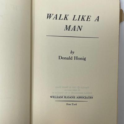 Donald Honig, Walk Like a Man