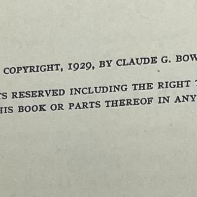 Claude G. Bowers, The Tragic Era The Revolution after Lincoln