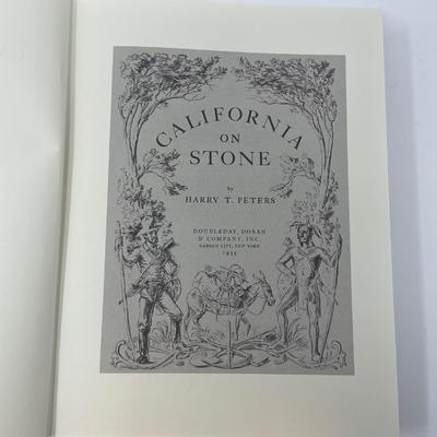 Harry T Peters, California on Stone