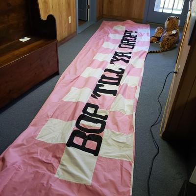 Bop Til Ya Drop Banner & Party Supplies (1BL-KD)