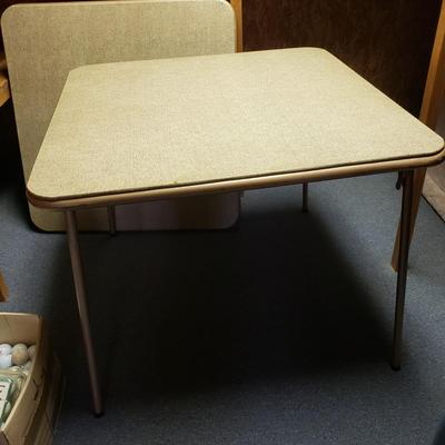 Two Matching Cosco Card Tables (1BC-KD)