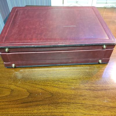 Reed Brief Case, Reed and Barton Measuring Tape and Office Supplies (1BO-KD)