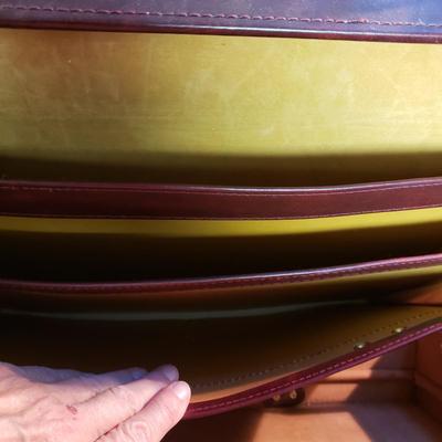 Reed Brief Case, Reed and Barton Measuring Tape and Office Supplies (1BO-KD)