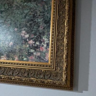 SET OF 2 claude monet pictures print framed VALUE: $450 2776213