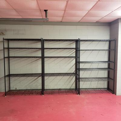 Three Metal Adjustable Shelves (G-KD)
