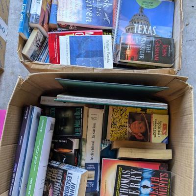 BOOKS Misc lot 3 large boxes of paperbacks! VALUE: $350 0095250