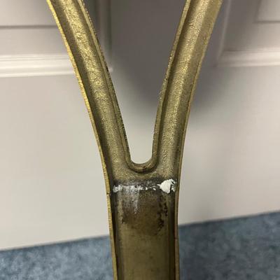 Brass Tennis Racket Mirror & Tennis Ball Saver (1BO-MG)