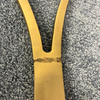 Brass Tennis Racket Mirror & Tennis Ball Saver (1BO-MG)