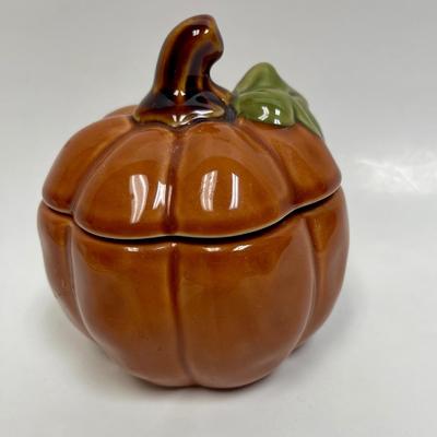 Ceramic Pumpkin candle holder