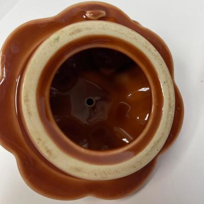 Ceramic Pumpkin candle holder