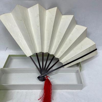 Decoration Fan "The Great Wave off Kanagawa" by Hokusai #3873
