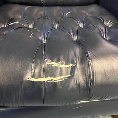 Faux Leather Recliner (1BO-MG)