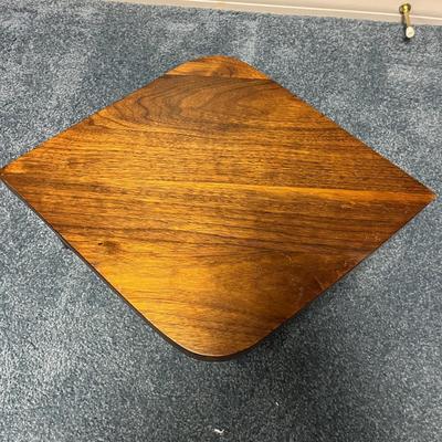Triangle Side Table & Diamond Foot Stool (1BO-MG)
