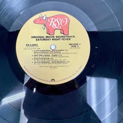 Vintage 33RPM Vinyl Record: Saturday Night Fever Original Soundtrack