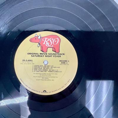 Vintage 33RPM Vinyl Record: Saturday Night Fever Original Soundtrack