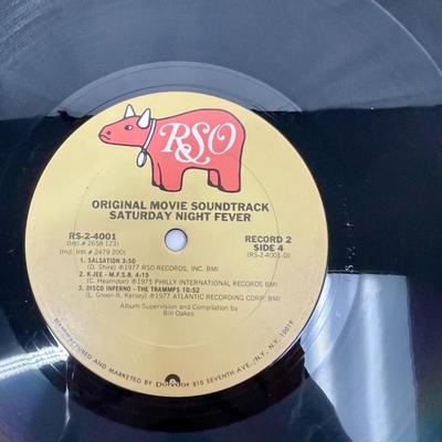 Vintage 33RPM Vinyl Record: Saturday Night Fever Original Soundtrack