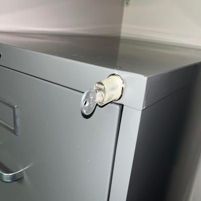 Two HON Metal File Cabinets (-BC-MG)