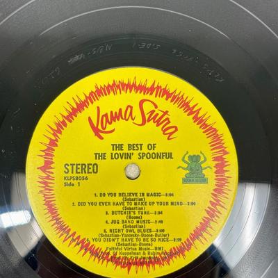 Vintage 33RPM Vinyl Record: The Best of the Lovin' Spoonful